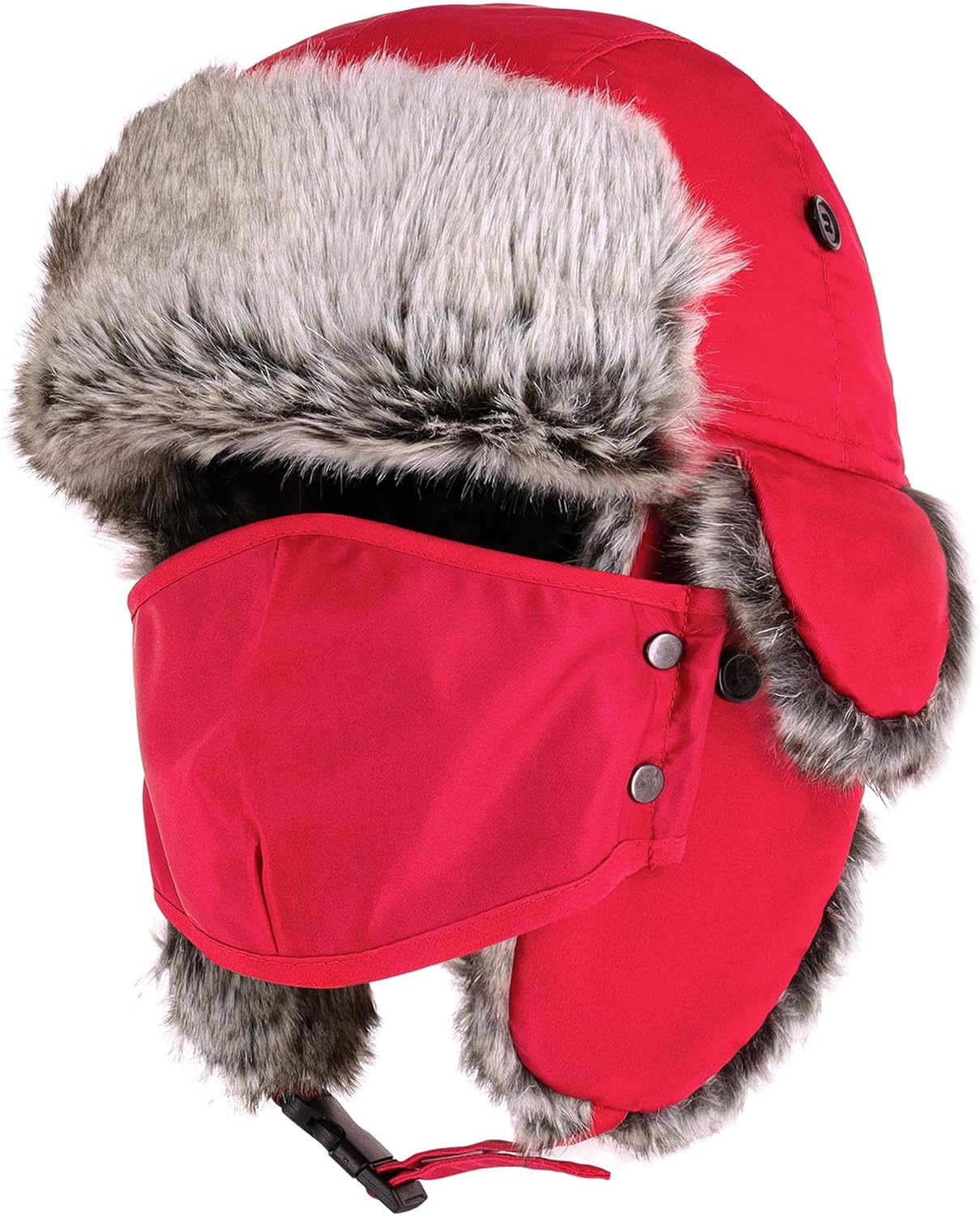 CHOK.LIDS Waterproof Winter Trappers Unisex Premium Strength Ushanka Ear Flap Chin Strap Cold Weather Outdoor