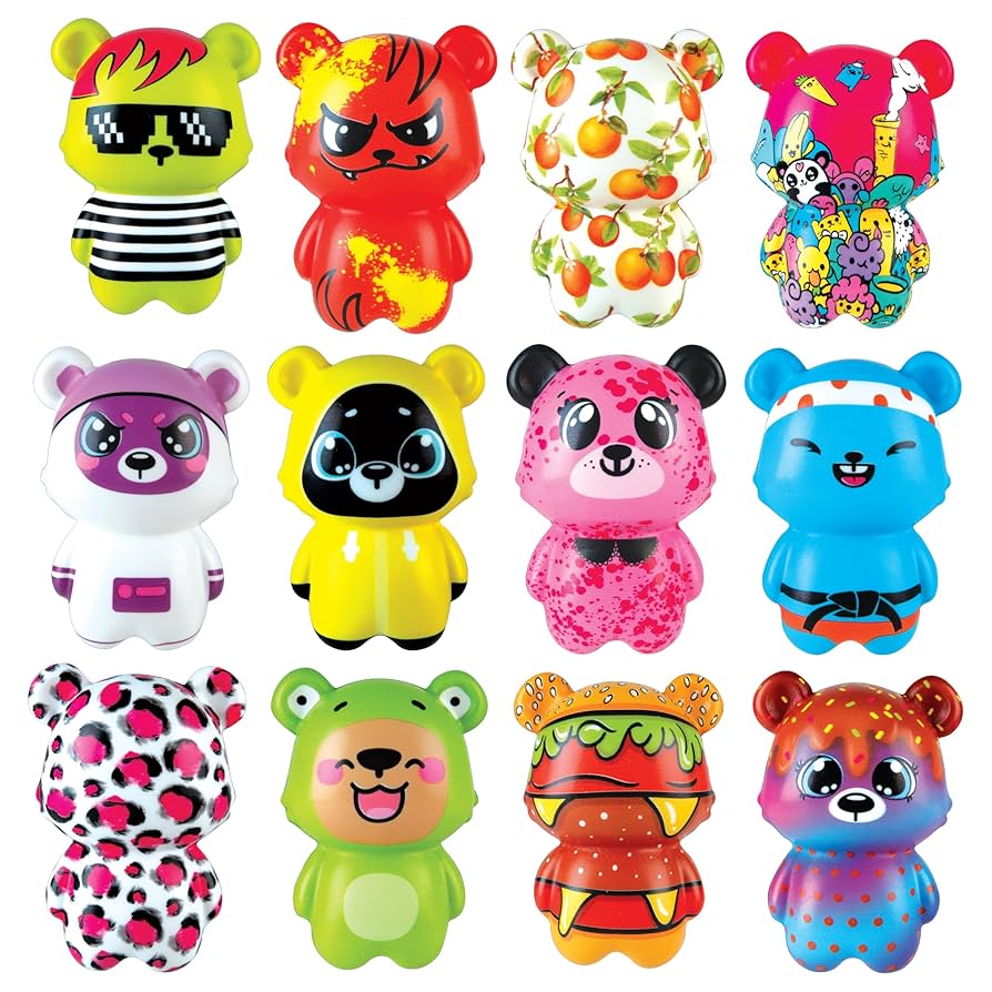 Amazon.com: Assorted 3 Pack - ORB Very Beary Jumbo Squishies