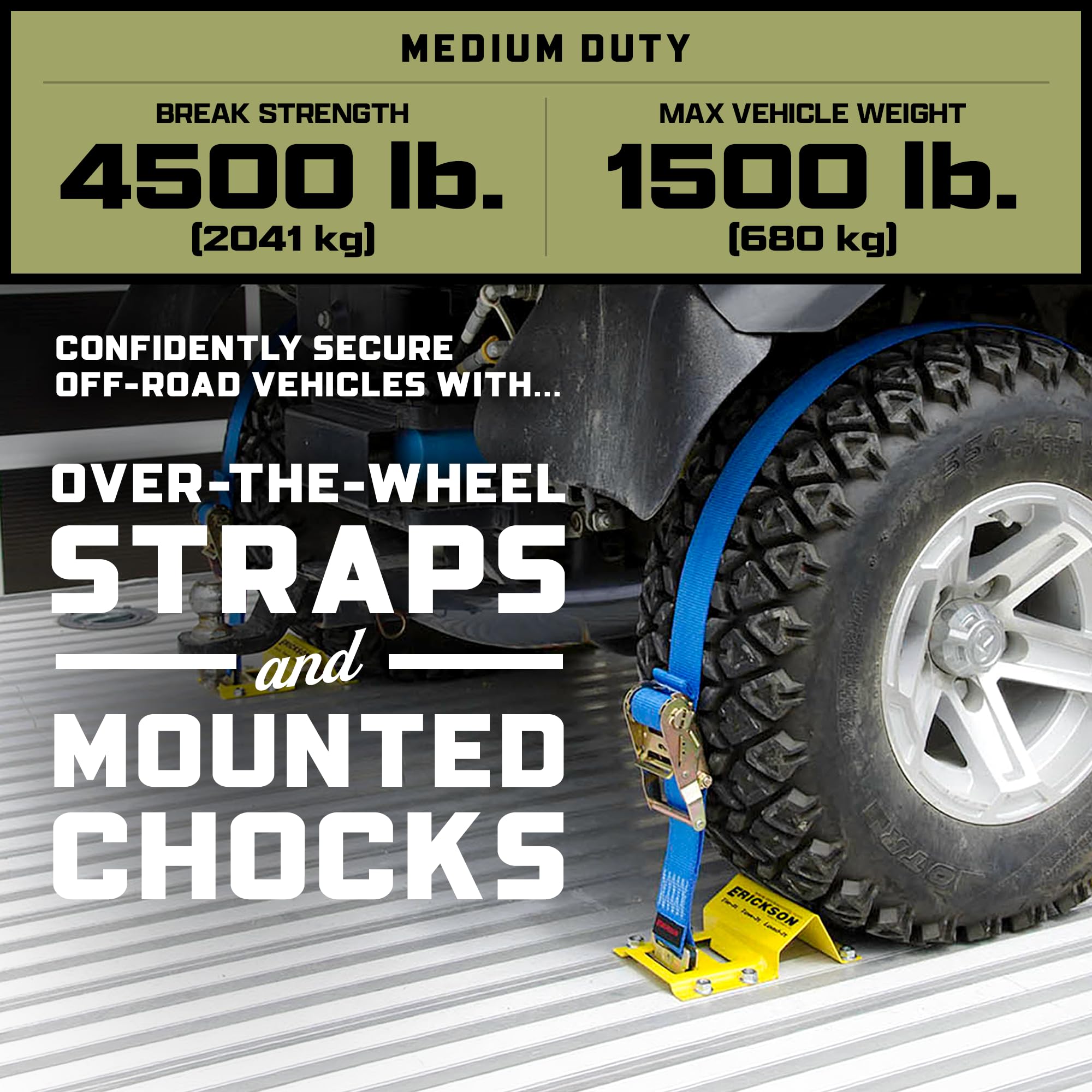 Erickson ATV bloccaruota cinghia di tensione e kit