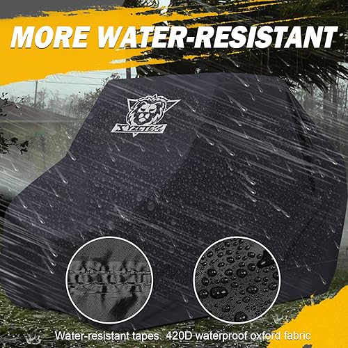 Miniatura 10 de XYZCTEM Funda para UTV, impermeable, protección para todo tipo de clima, para uso en exteriores, compatible con Polaris RZR Can-Am Yamaha, Honda,