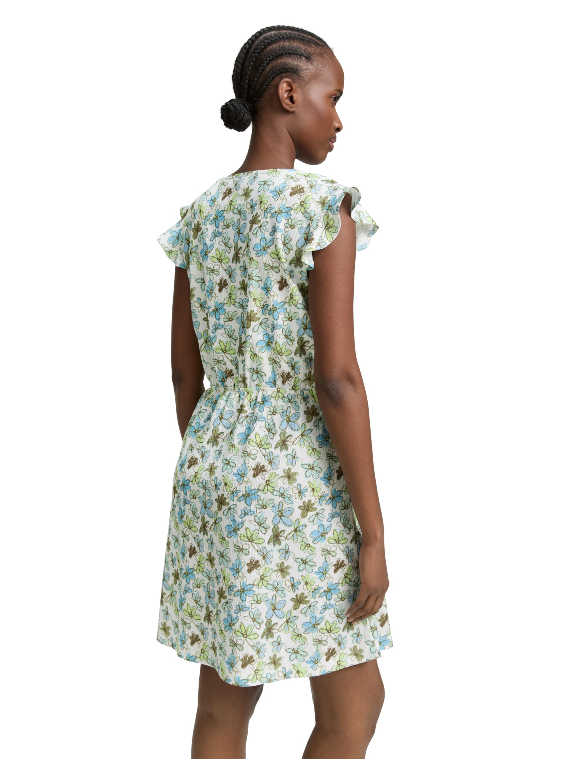 Tom Tailor Denim Damen Mini-Kleid mit Muster