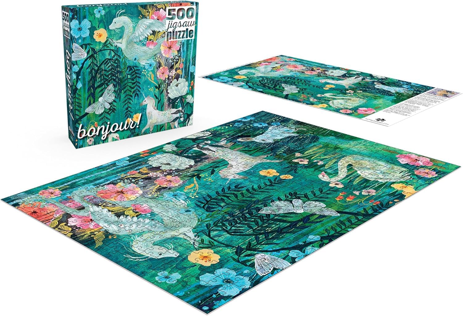 Amazon.com: Buffalo Games - Bonjour - Kendra Binney - Magical