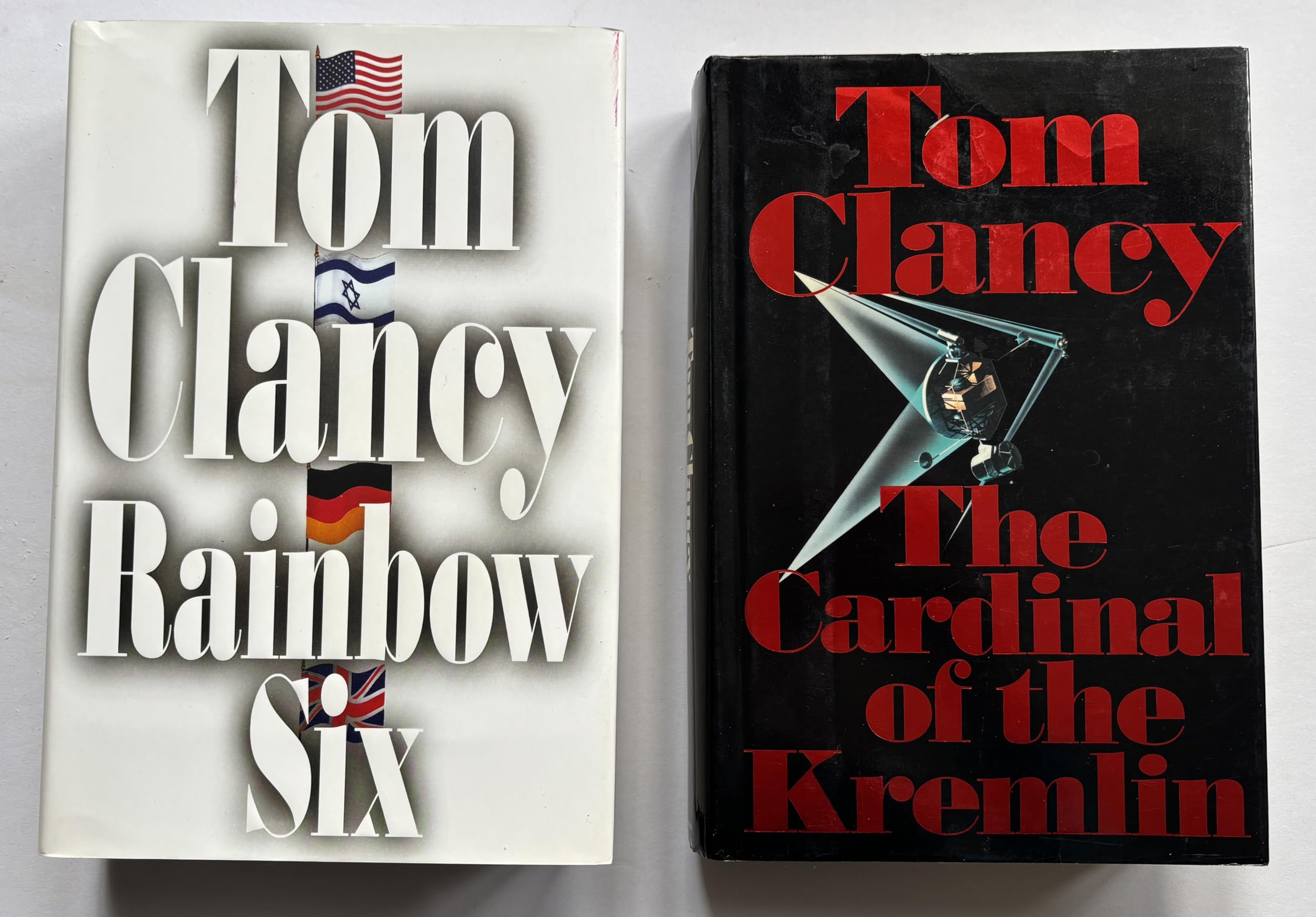 2 Tom Clancy Books! 1) Rainbow Six 2) The Cardinal of the Kremlin