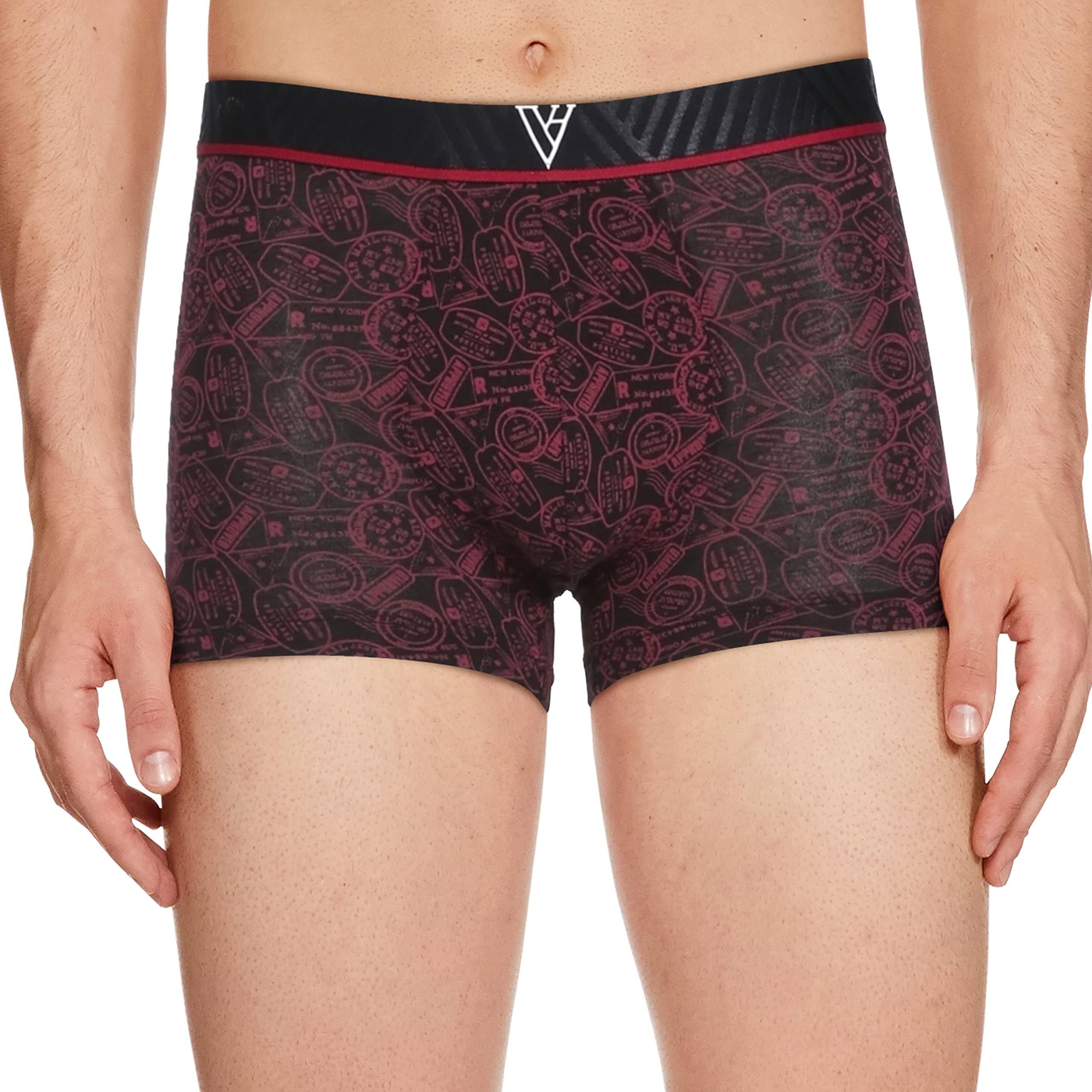 van heusen Men's Cotton Regular Fit Printed Trunks-picture-34