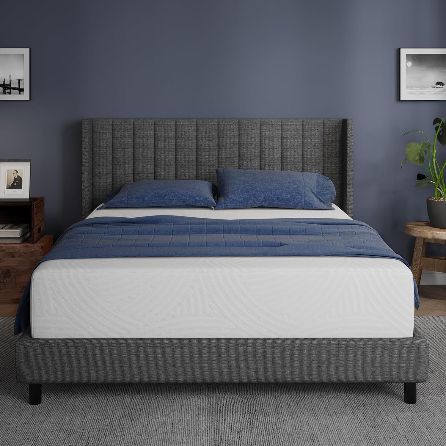 Avenco King Size Mattress, 12 Inch King Memory Foam Mattress in a Box for Pressure Relief & Motion Isolation, CertiPUR-US Certified Plush King Bed Mattresses White King 12 Inch