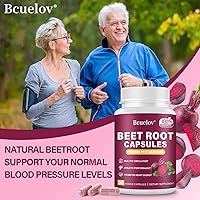 Vista 6 de Cápsulas de raíz de remolacha Cápsulas de polvo de remolacha pura de 1300 mg - Apoya la presión arterial, energía natural y resistencia - 90