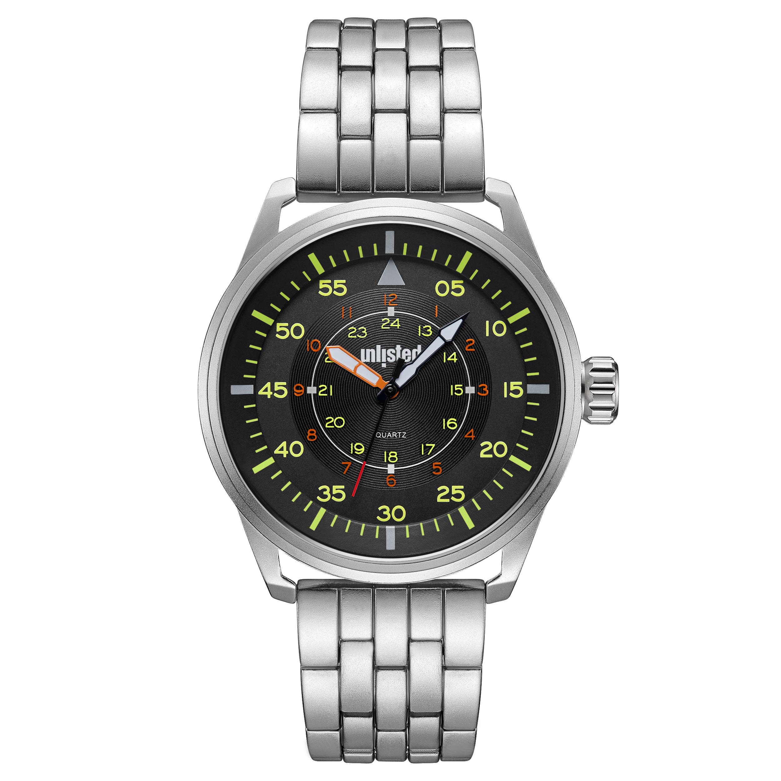 Unlisted by Kenneth Cole Autumn-Winter 20 Analog Black Dial Mens Watch-UL51152002 (B0862FX58M) Amazon Price History, Amazon Price Tracker