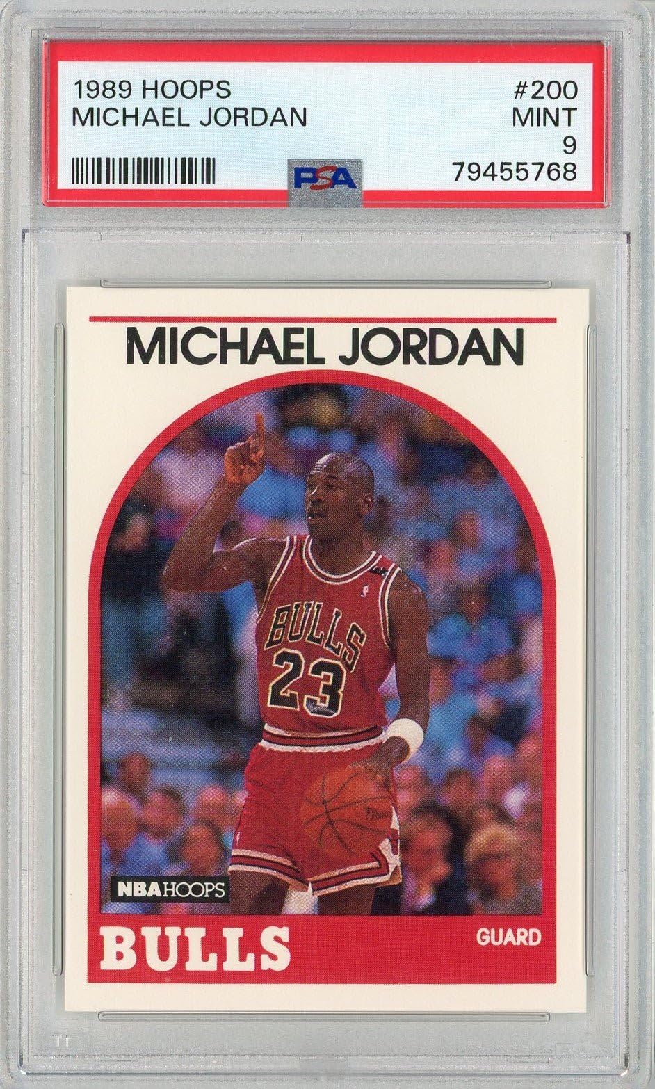 Amazon.com: Graded 1989 Hoops Michael Jordan #200 Basketball Card
