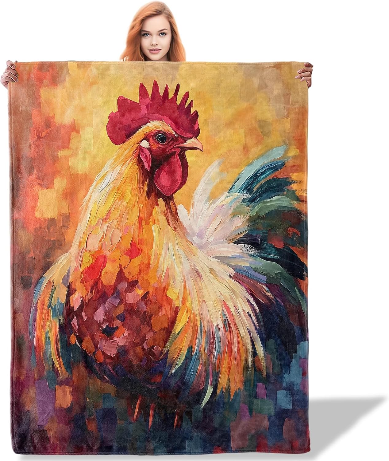 Magical Forest Gnome Throw Blanket 60"x80", Mushroom Blankets for Living Room Couch, Home Decor, Soft Flannel Mushroom Gnome Gifts for Adults and Women