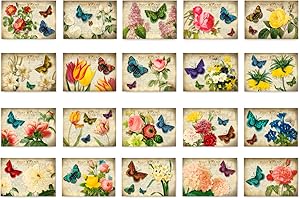 Enchanting Victorian Flowers Postcards for Exquisite Note-Writing