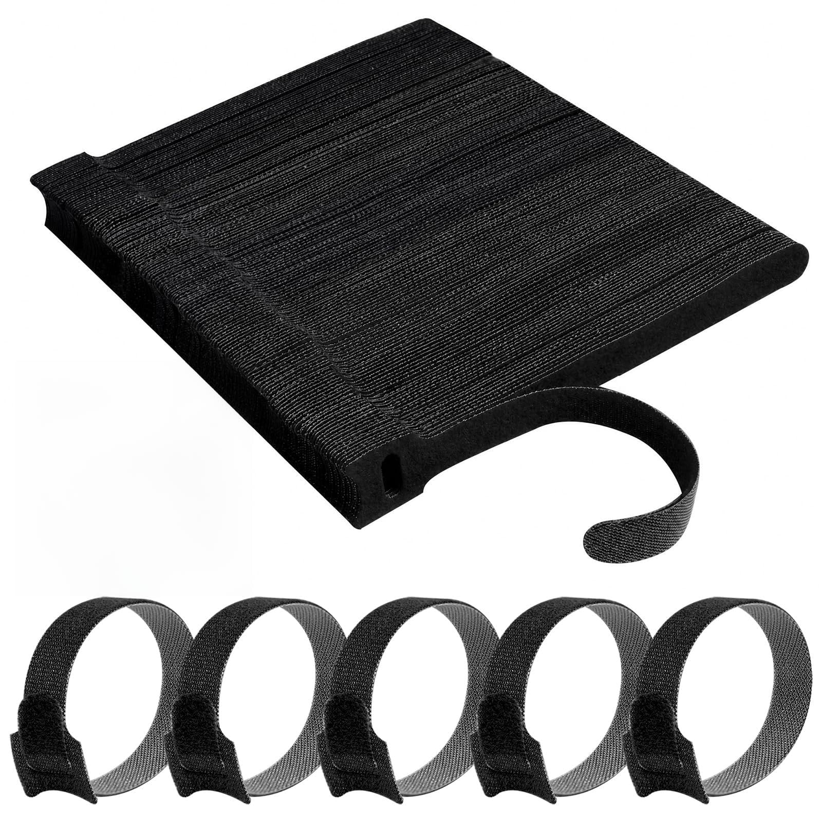 MVYC 240 szt. 15 cm opaski kablowe wielokrotnego użytku opaski druciane organizer na kable organizer na kable regulowane zarządzanie czarne
