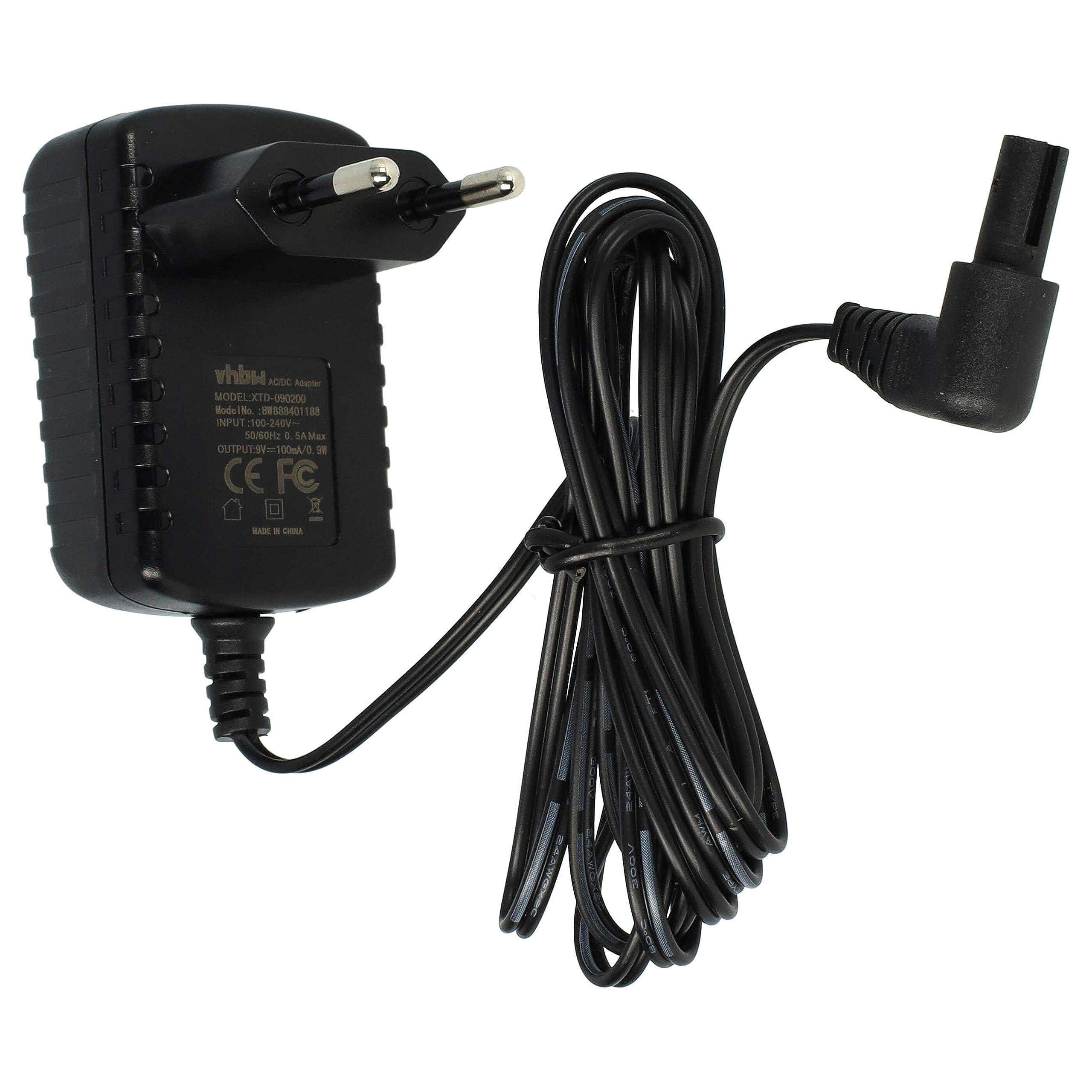 vhbw Zasilacz sieciowy kompatybilny z Black & Decker GSL300 typ 1, KC36LN H1, KC36LN H2 narzędziem, elektronarzędziami - 200 cm