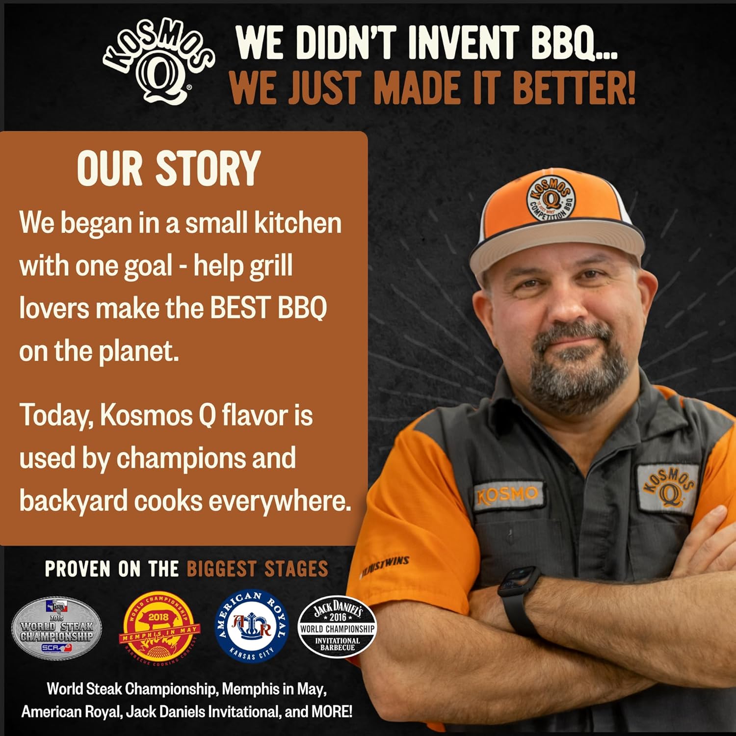 Kosmos Q Reserve Blend Brisket Injection, Premium Beef BBQ Marinade for Tender & Juicy Brisket, Phosphate-Enhanced for Moisture Retention, Competition-Grade Seasoning, Gluten Free, 16 Oz Jar - Image 6