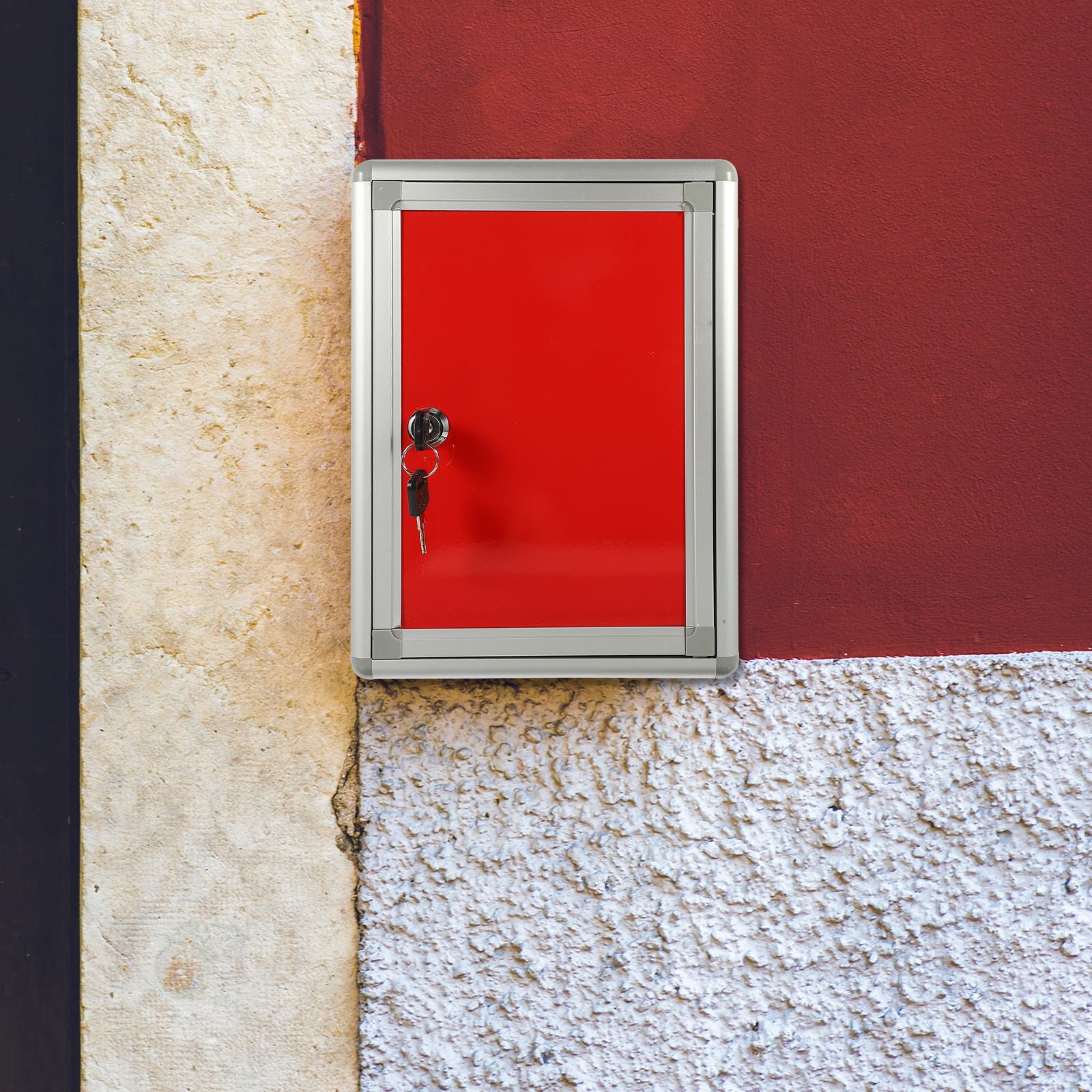 Sugerencias Diseño de Aleación Aluminio de Rojo Buzón Cerradura de Segura Simple y para Restaurantes y Oficinas