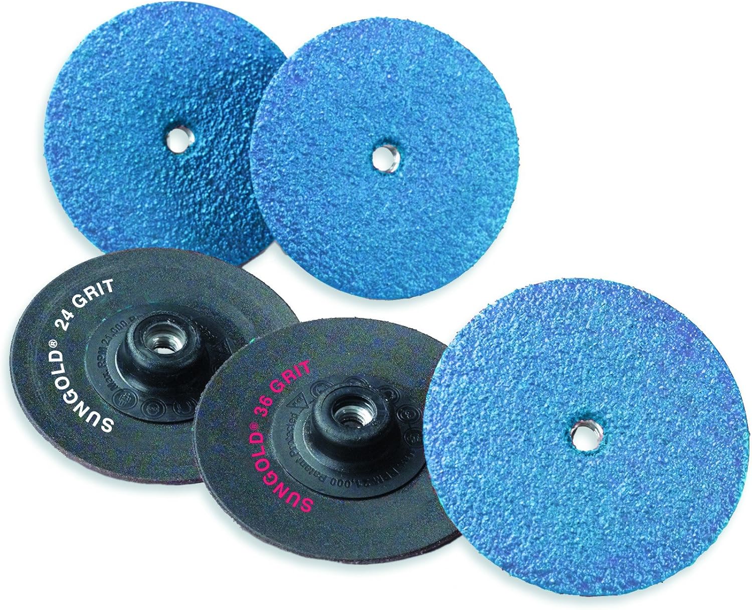 Sungold Abrasives 61623 Zirconia & NonWoven Trim Kut Disc Assortment