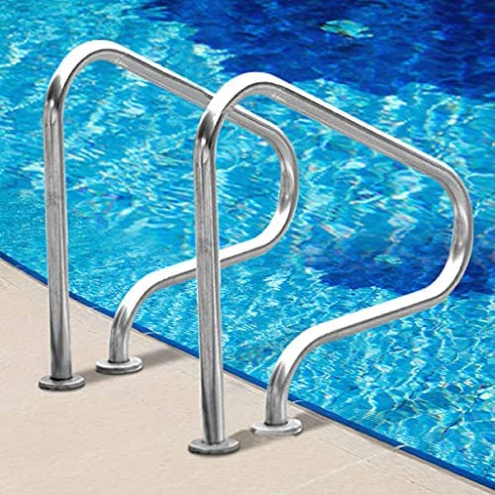304 Stainless Pool Equipment 54x36 Inch Stainless Steel Pool Handrail ...