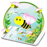 Easy to download Cute Yellow Honeybee 2d theme (free)