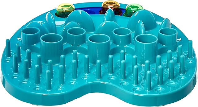 Amazon Basics Pet Activity Center and Feeder, Blue
