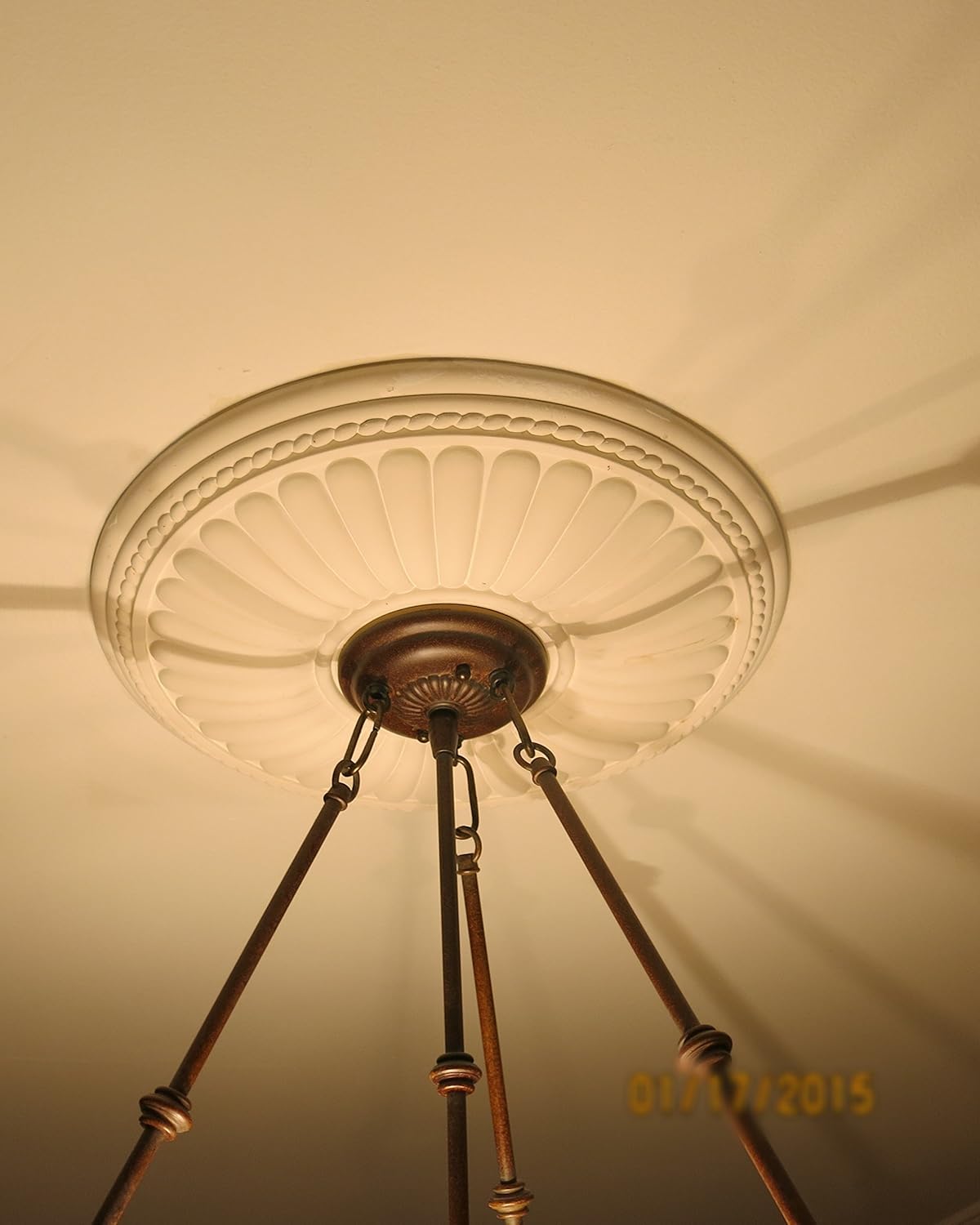 Ceiling Medallion 17 Inch Diameter by Chemcrest RM3753417 Primed