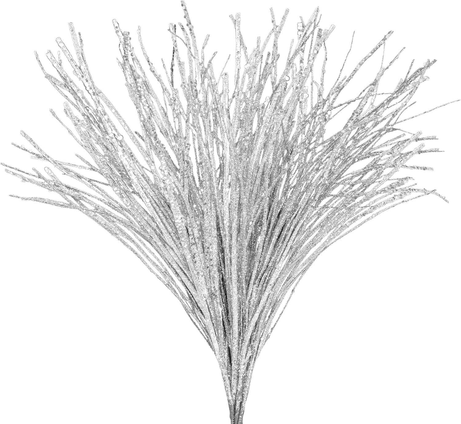 KI Store Christmas Tree Picks Spray Set of 12 Silver