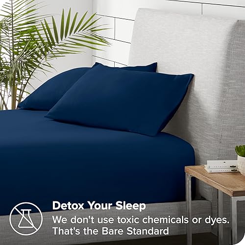 Miniatura 4 de Bare Home Sábana bajera ajustable de forro polar súper suave, tamaño individual, forro polar de felpa extra, sin pelusas, bolsillo profundo, calidez