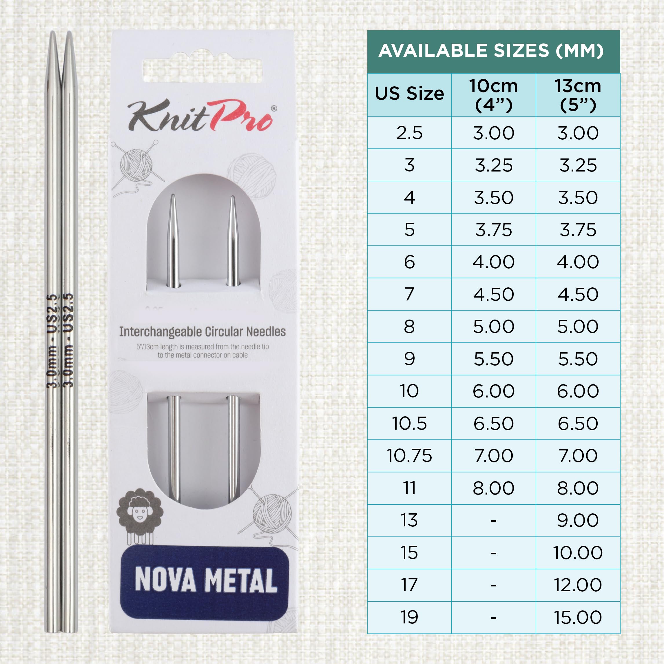 Amazon.com: KnitPro Nova Interchangeable Circular Needles 5