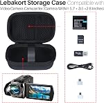 Lebakort Storage Case Compatible with kimire/SEREE/ORDRO/kicteck/Sony HDRCX405 / GOGERLY/VETEK/WIKICO Video Camera Camcorder Digital Camera Recorder DVC