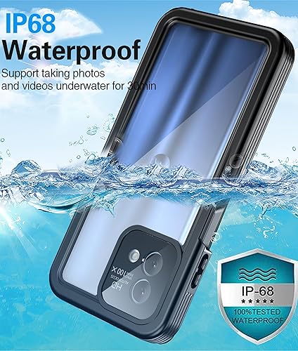 Miniatura 2 de Funda impermeable para Motorola Moto G Stylus 5G 2023, protector de pantalla integrado [10 pies a prueba de caídas militar] [IP68 bajo el agua]