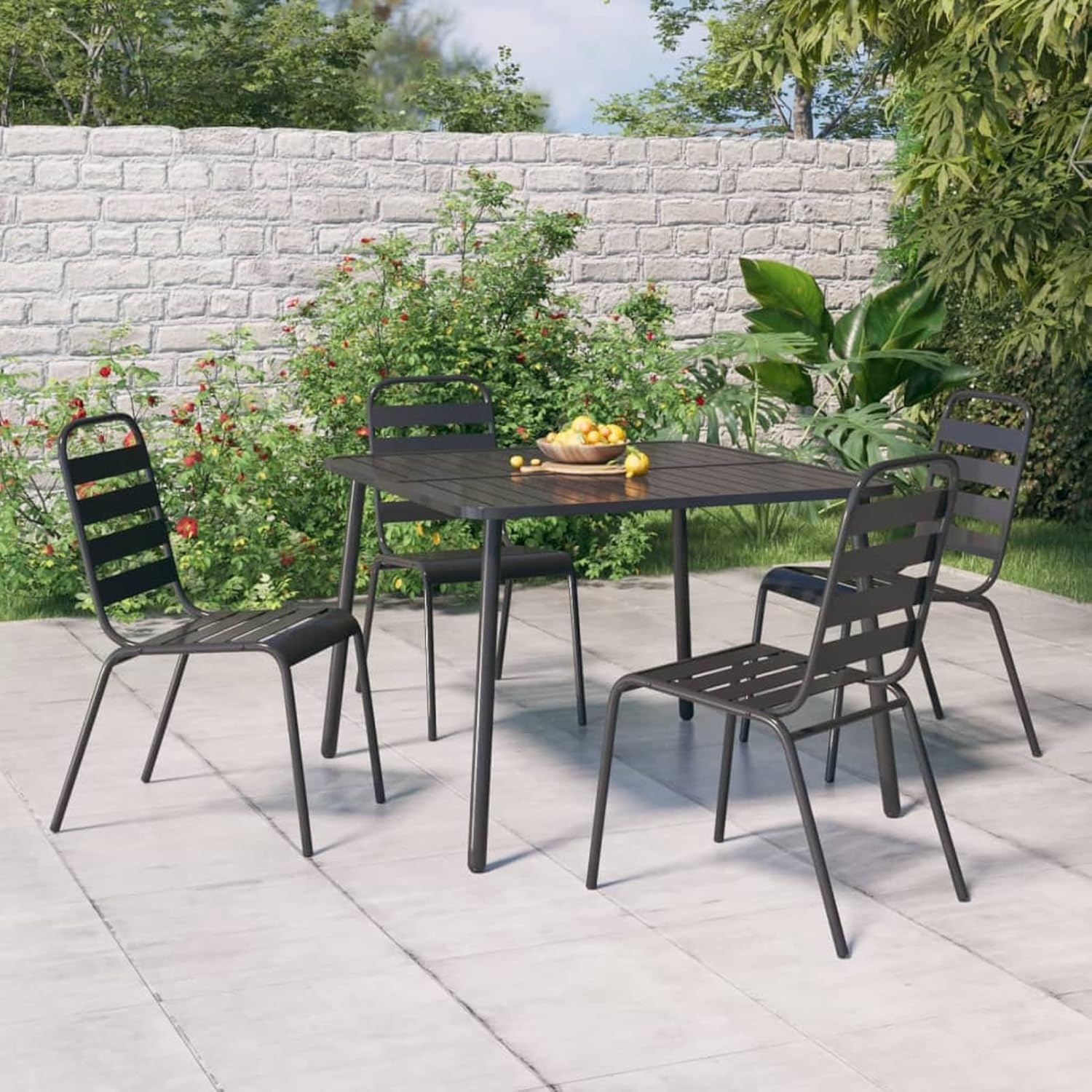 WYYDHGB Outdoor Table and Chairs Set,Boho Patio Furniture