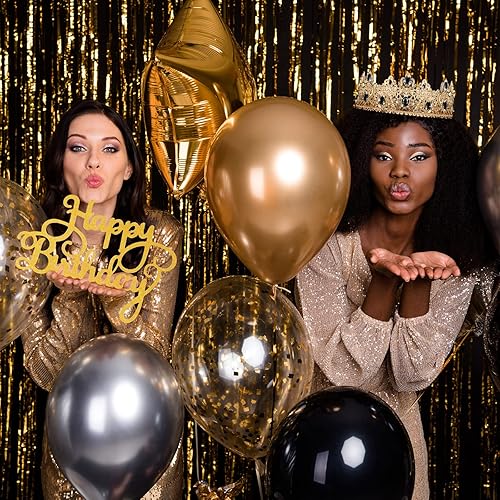 Miniatura 6 de Junkin 5 Pieces Birthday Man Accessories Include King Crown King Sash Tinplate Badge Pin Brooch Hanging Chain Crown for Man Birthday Party