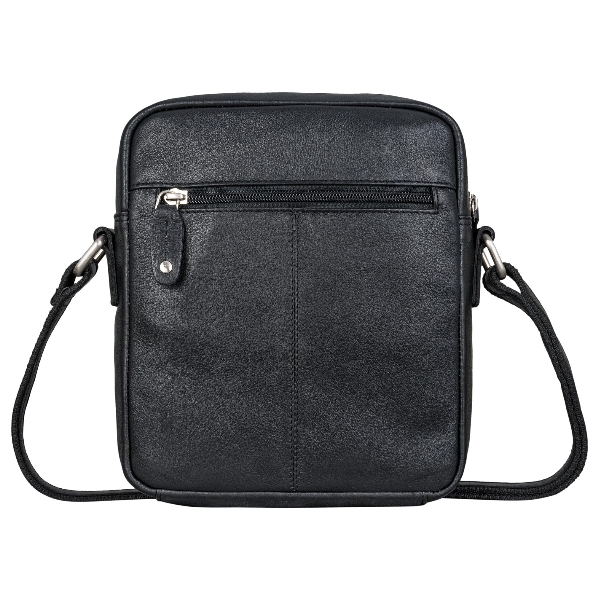 ROYALZ 'Knoxville' Piccola Borsa in Pelle Vintage da Uomo Borsa a Tracolla Vintage Mini Messenger