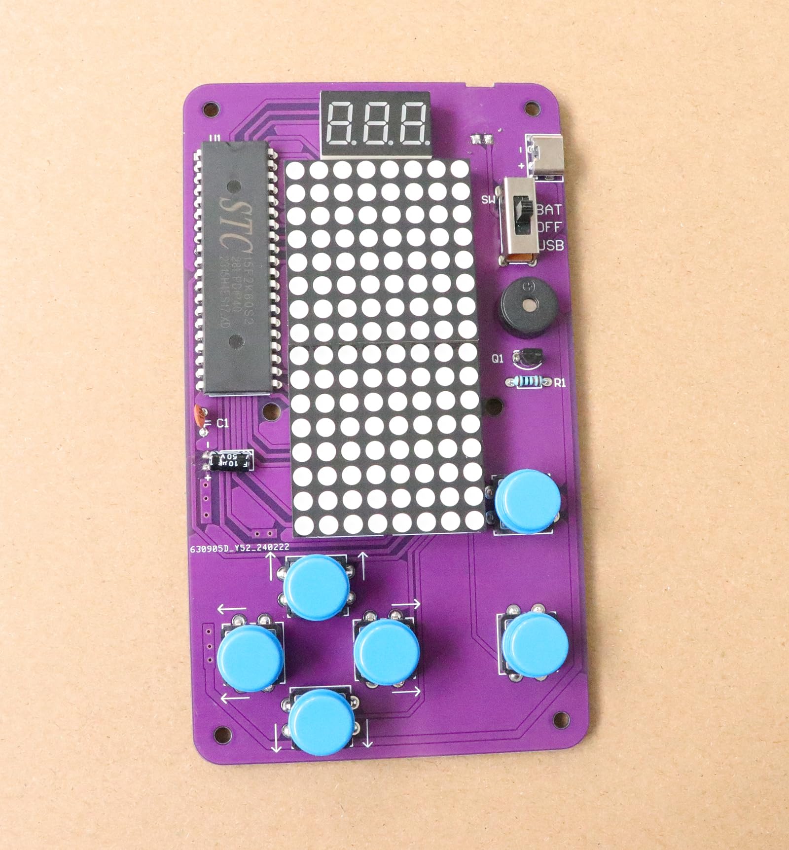 ScienSta Soldering Practice Kit,DIY Electronics Projects for Starter,DIY Practical Electronic Project Learning Circuit Solder Board, STEM Practice Science Project - Image 3