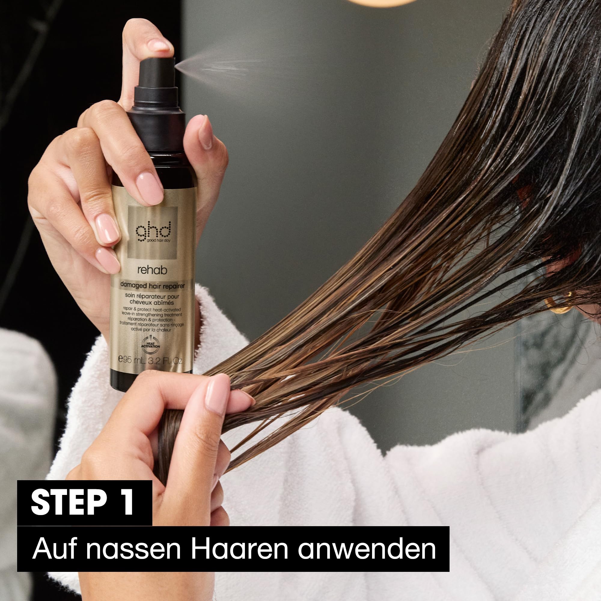 ghd rehab damaged hair repairer: Leave-In Conditioner für geschädigtes Haar – Ansicht 4