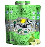 Vista 27 de Lt. Blender's Skinny Margarita in a Bag - Mezcla de Skinny Margarita - Cada Bolsa Hace 1/2 Galón de Mezclas Skinny Aptas para Keto – Mezcla
