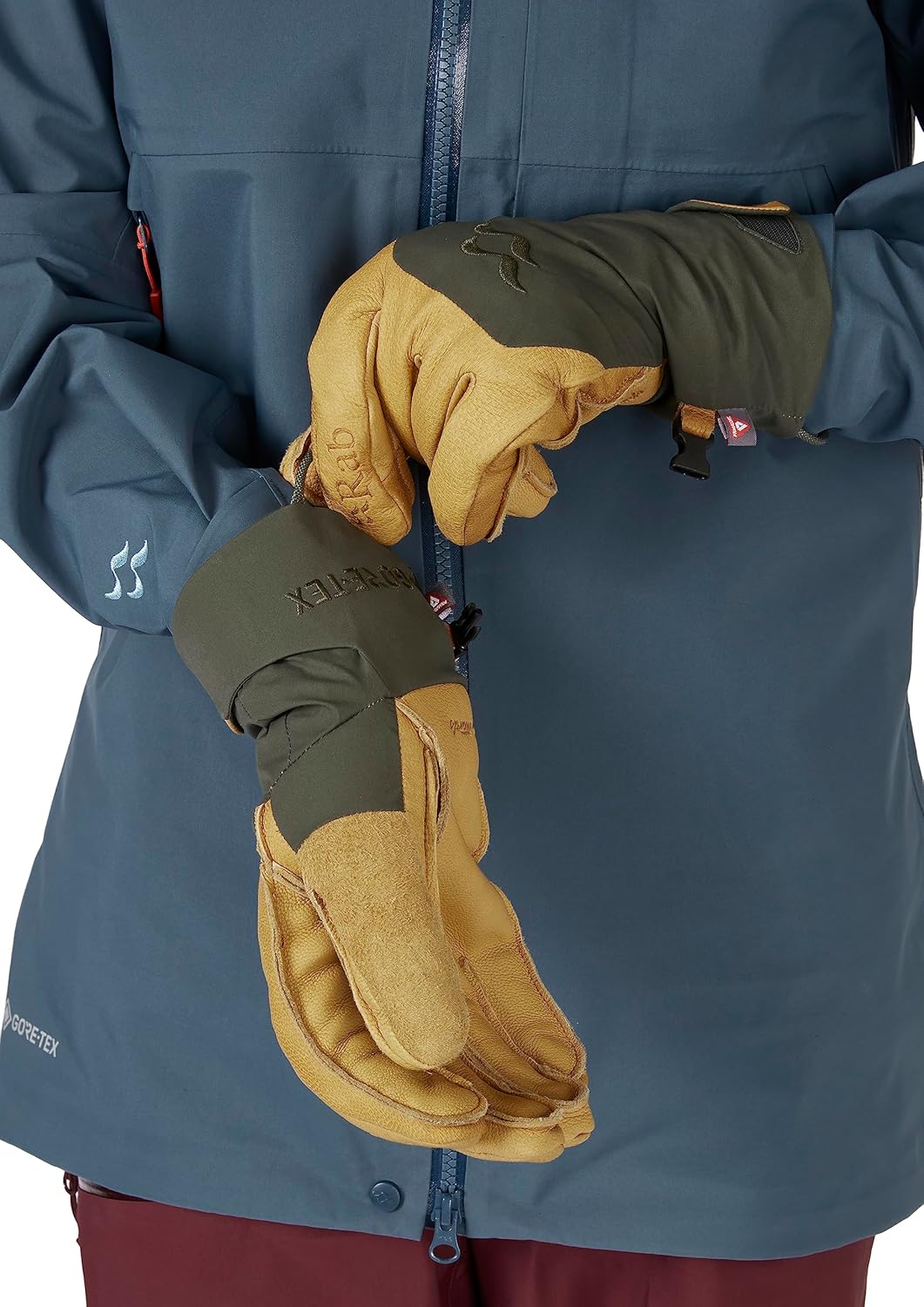 Rab Khroma Tour GTX Waterproof Breathable Gore-TEX Leather Gloves for Skiing, Climbing, & Mountaineering - Image 5
