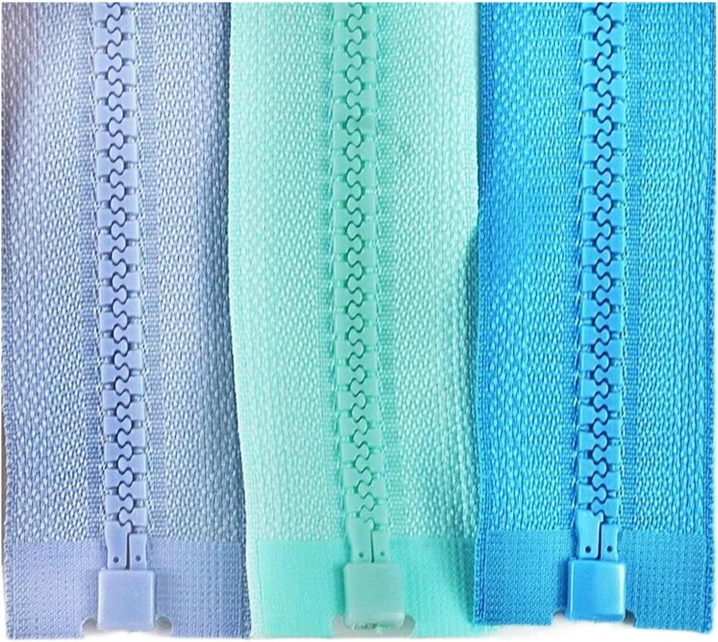 Metal Sewing Zippers 8pcs Loop Coil Zipper, Suitable for Tailoring Processes