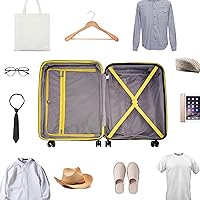 Amazon.com | GinzaTravel 3-Piece ABS Luggage Set with TSA Locks