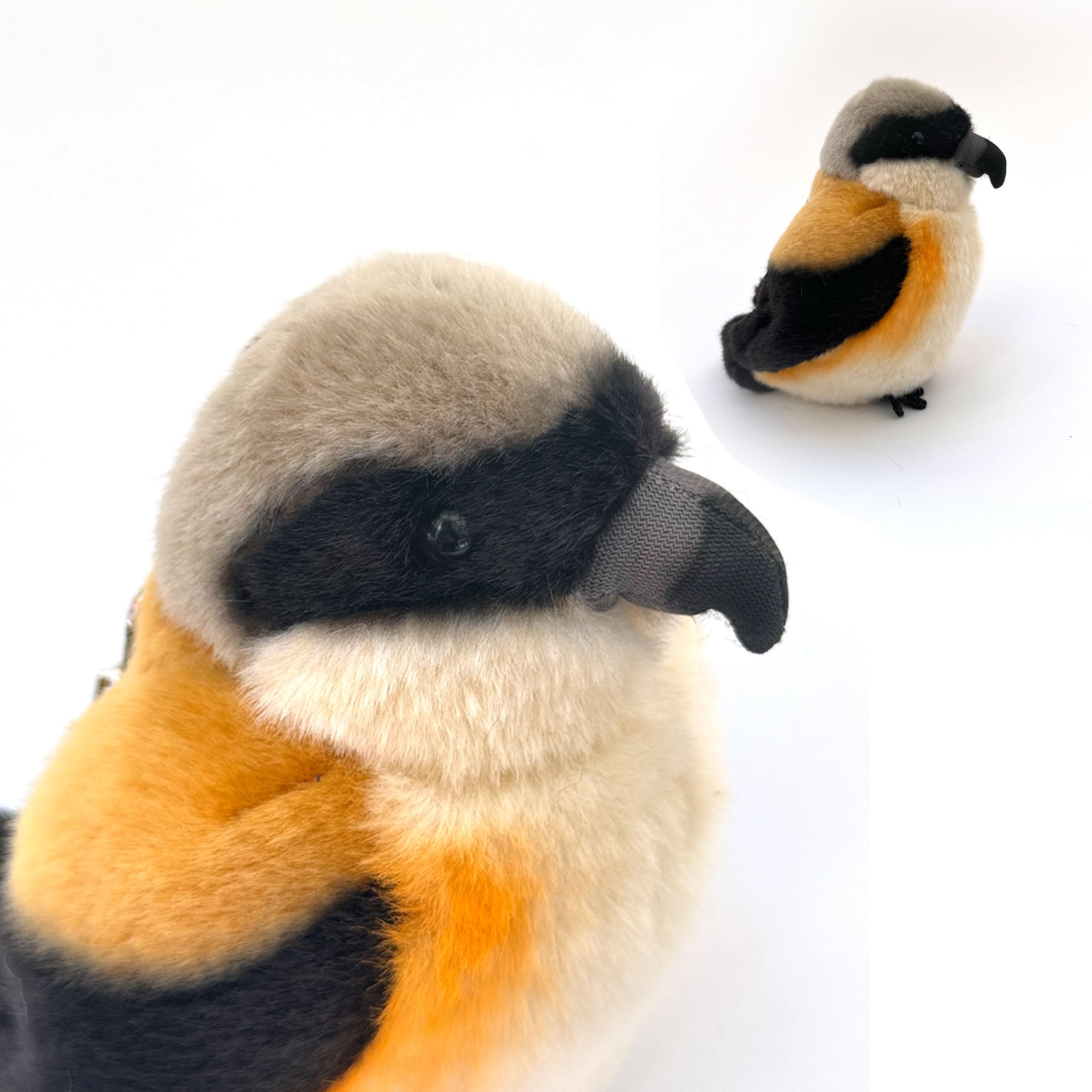 PuffPurrs Long-Tailed Shrike Plush Toy - Lifelike Bird Stuffed Animal, Educational and Fun, Perfect for Collectors and Children โ image 1