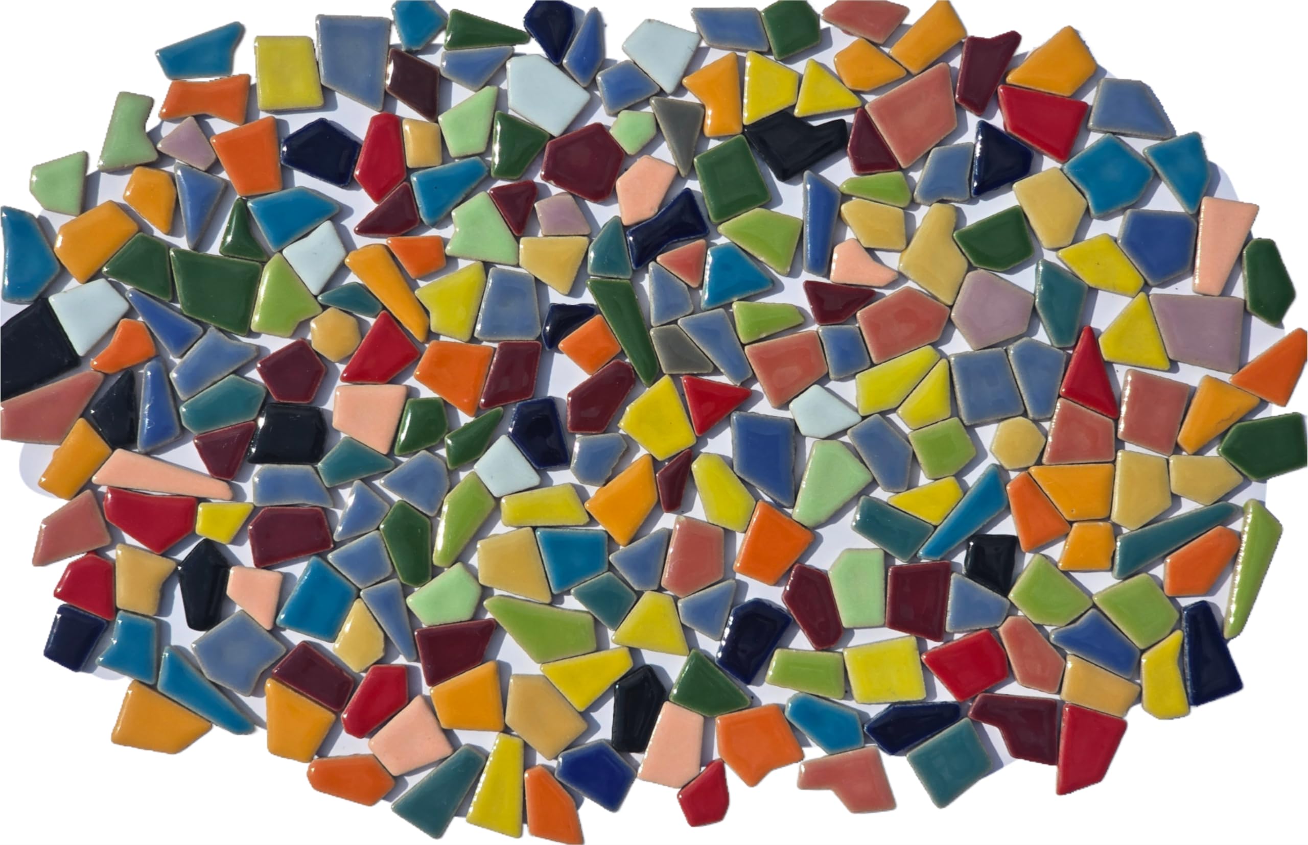 Verz Tile Ceramic Mosaic Tiles for Crafts & Art Projects 200 Grams Vibrant Colors Pieces Fit Together Like a Puzzle Endless Creative Ideas for Mosaic