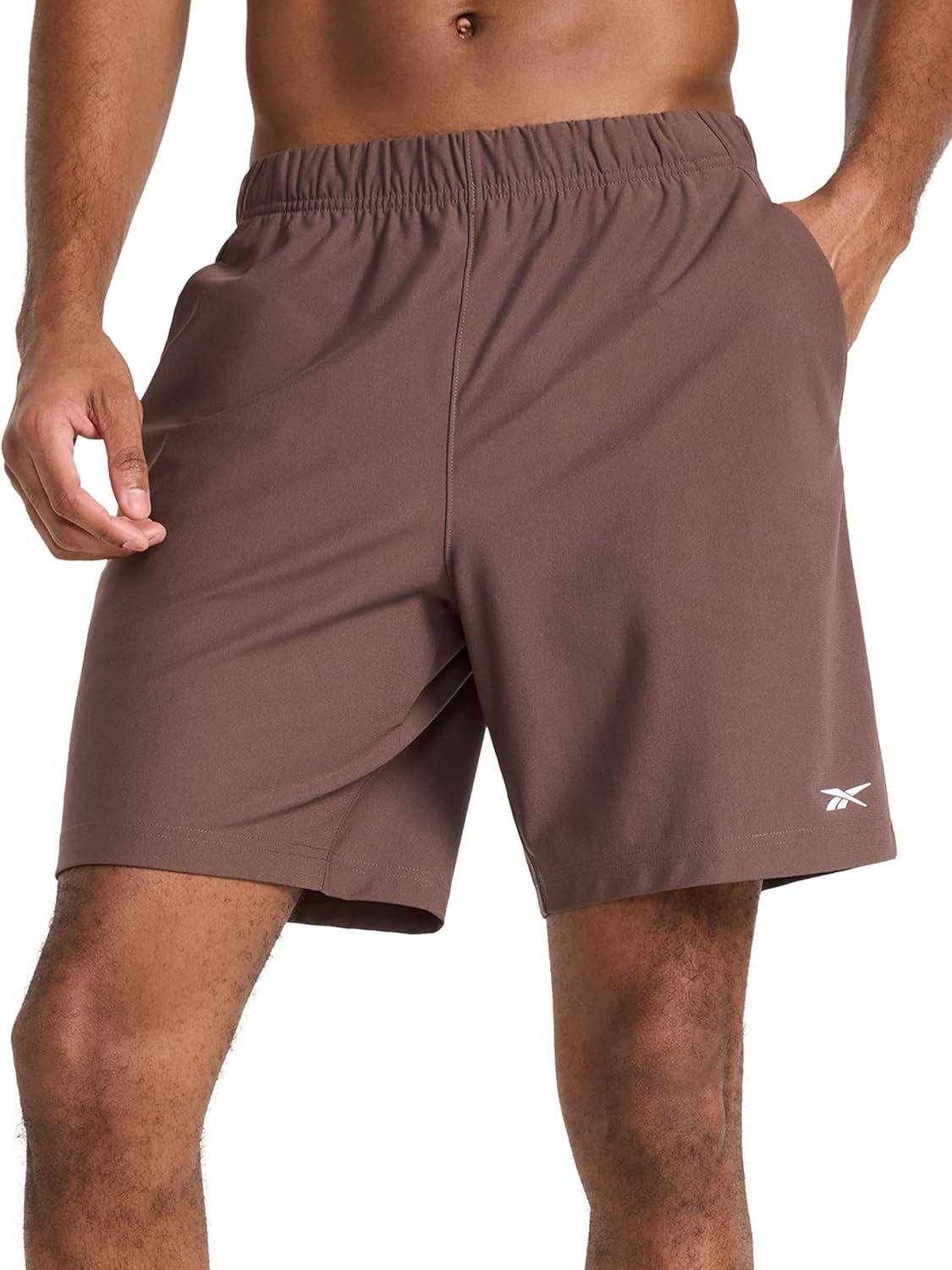 Reebok Men's Jumpstart 8” Short, Standard Fit, Lightweight Poly Fabric