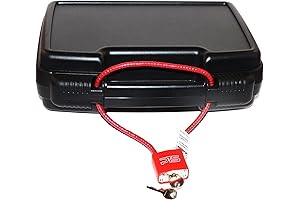 Premium Hard Plastic Single Pistol Case with Enhanced Security