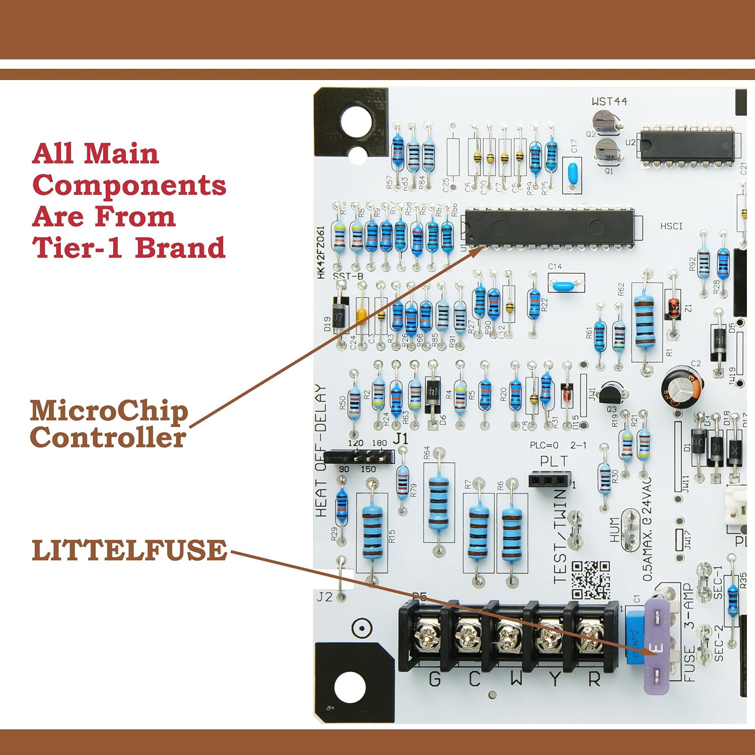 HK42FZ061 Furnace Control Board Replacement for Carrier Bryant Payne HVAC Furnaces, Replaces CEPL131012, CEBD431012, HK42FZ0614316, V04