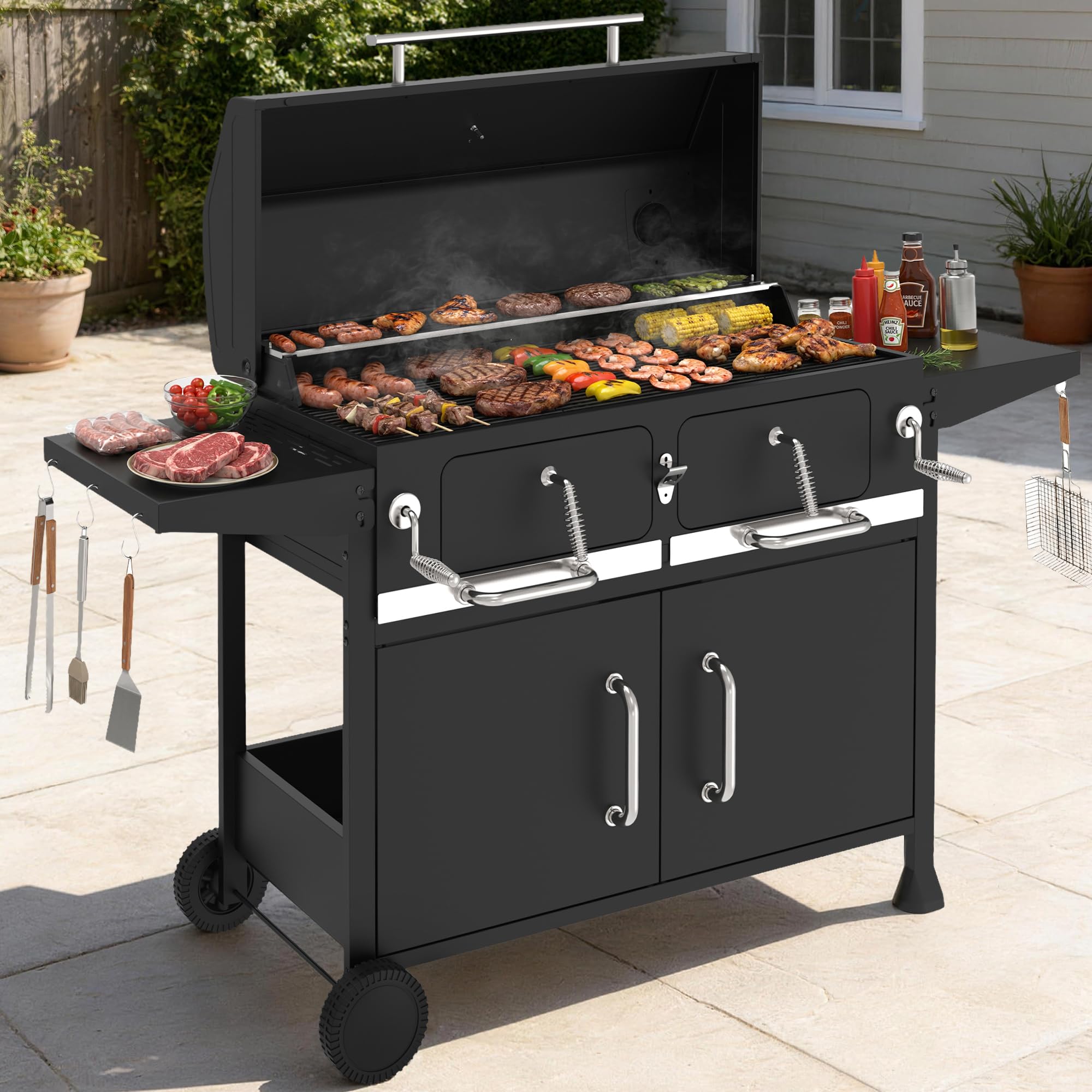 Amazon.com: NATURAL EXPRESSIONS Charcoal Grills BBQ grill,36 in