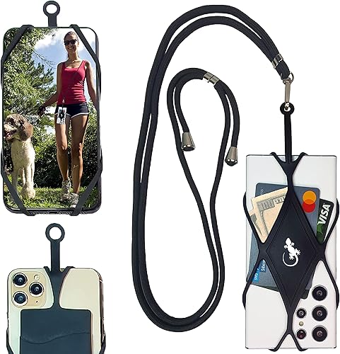 Miniatura 19 de Gecko Travel Tech Cordones de teléfono con cordón para teléfono celular para alrededor del cuello del cuello Lanyard Phone Crossbody