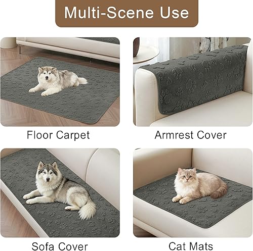 Miniatura 5 de Foxdecor Funda protectora para sofá para perros, fundas de sofá para mascotas, lavable, funda antideslizante para sofá, funda reutilizable para sofá