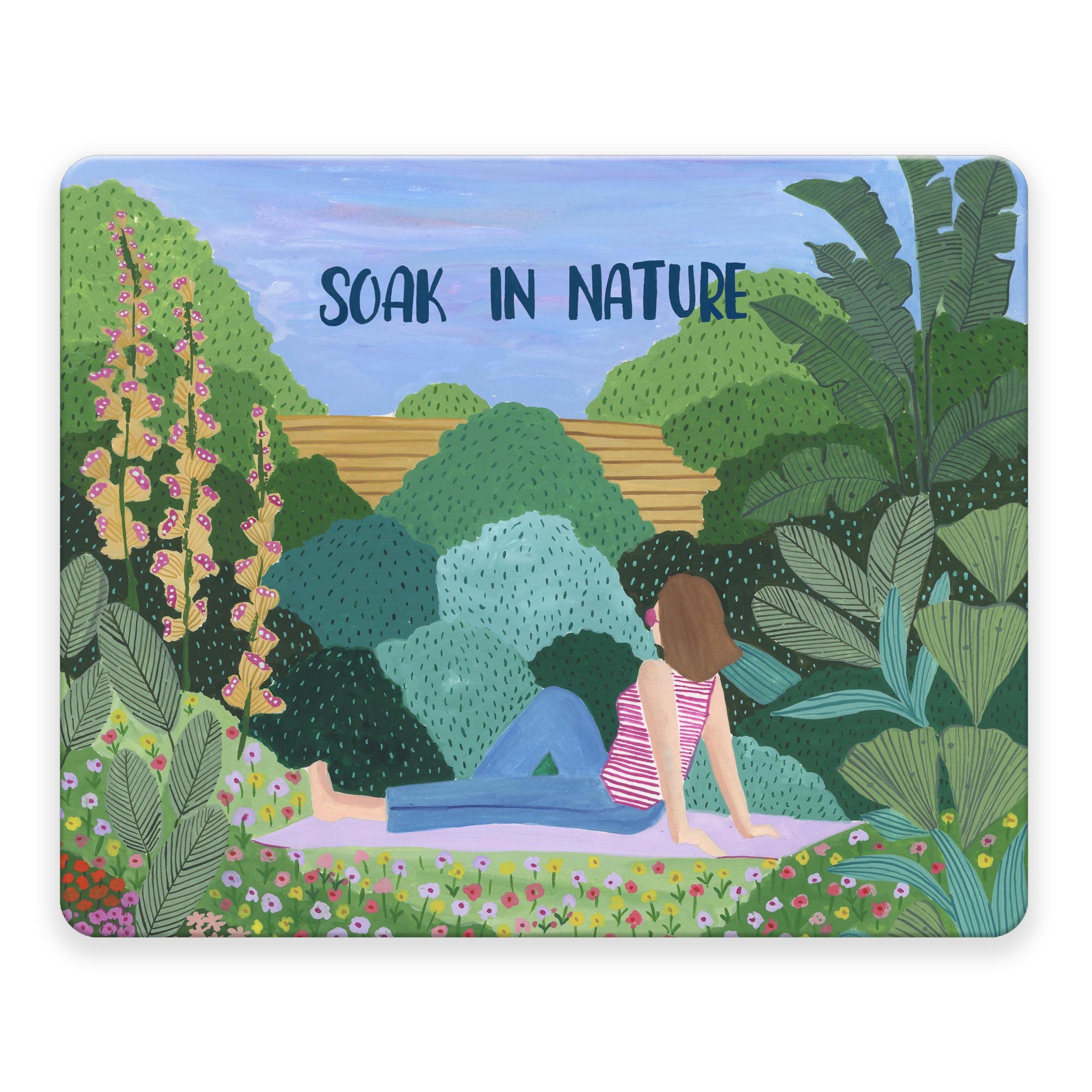 The Spring Palette Designer Mouse Pad | Anti Skid Base & Thick Rubber | Perfect for Gaming and Productivity (Soak in Nature Mouse Pad)
