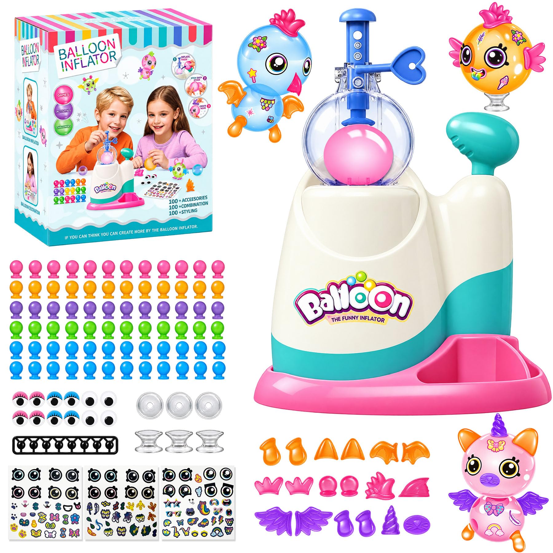 BlivEclat Balloon Inflator - Magic Balloon Maker -1