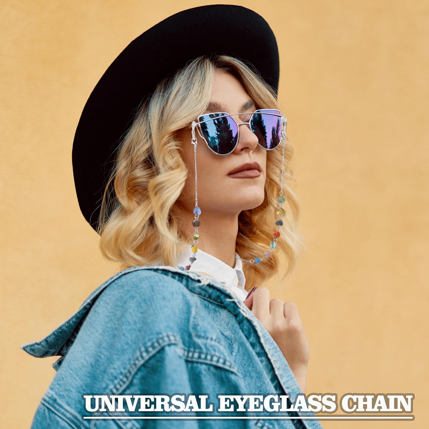 Crimmy Glasses Eyeglass Chain Strap Holders around Neck for Women, Stylish Eye Glasses Sunglasses Mask Necklace Lanyard … image 2