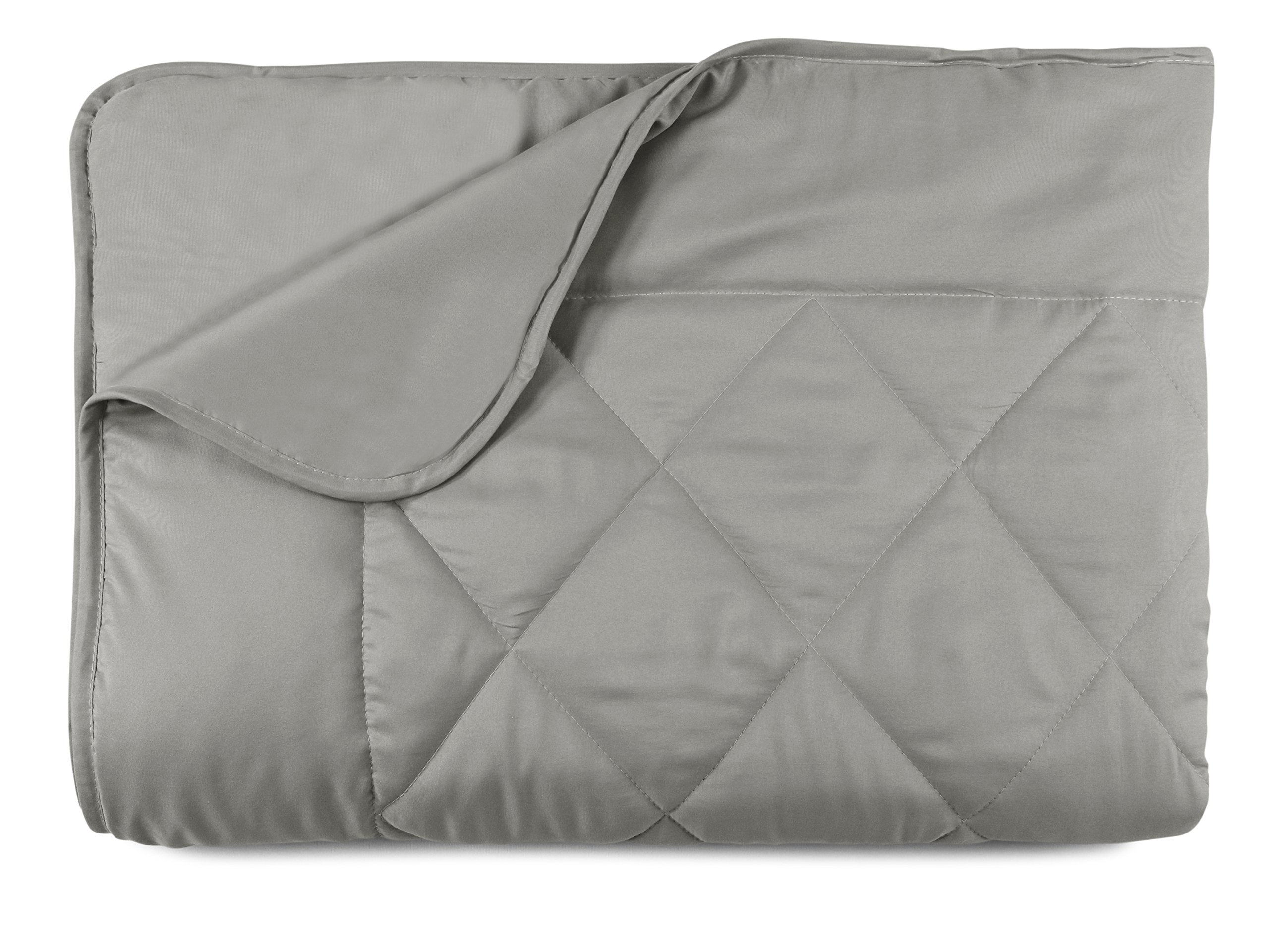 npluseins Cama Colcha Verano, 135x200cm, Manta Cama, Fina y Ligera de Microfibra, Colcha Verano Cama 135, 732.932 - Gris