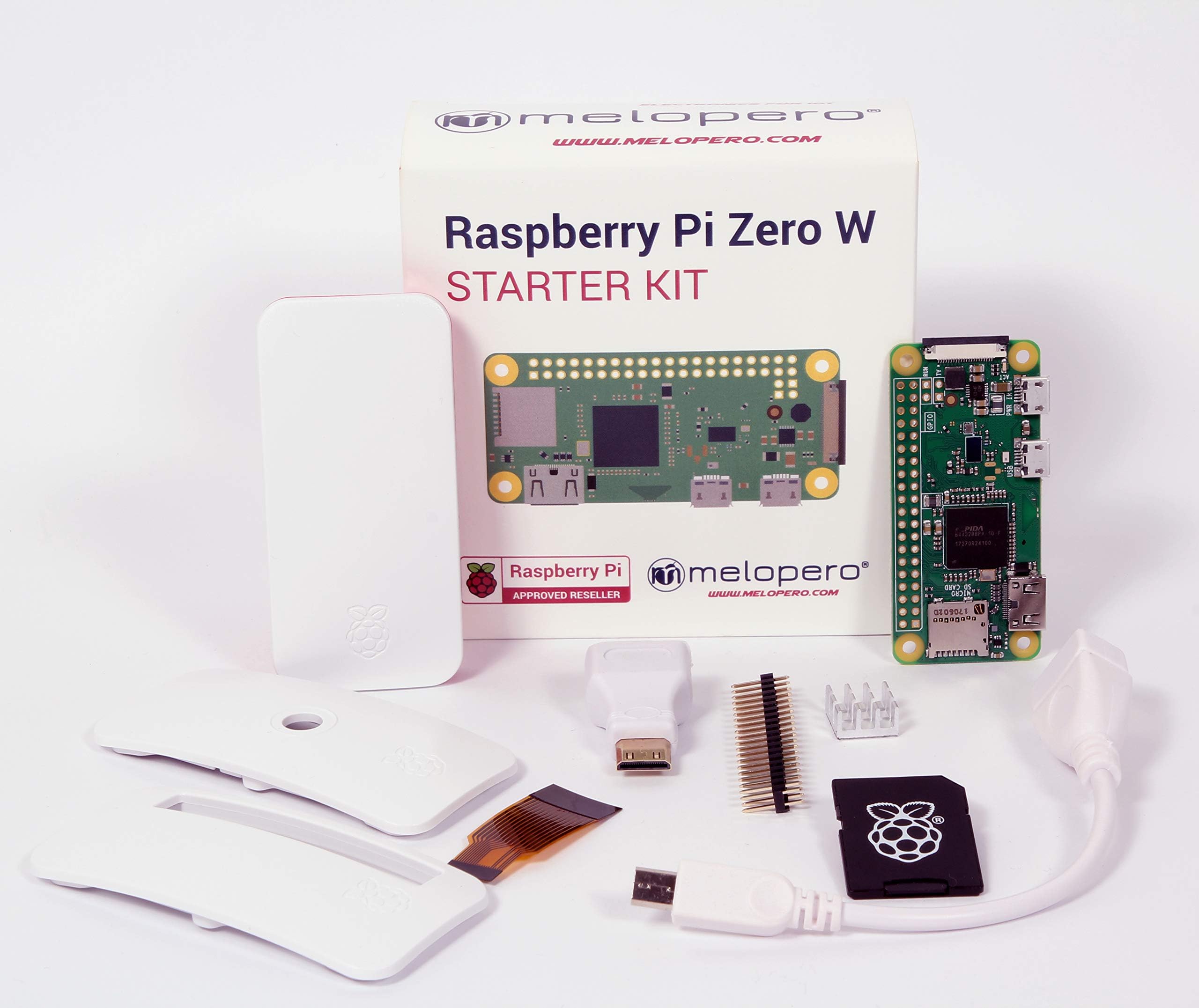 Raspberry Pi Zero W Complete Kit (includes a 16GB MicroSD with Raspbian)